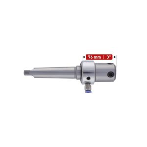 Tool holder MT3 with innercooling for Weldon + Nitto/Universal 19mm (3/4')