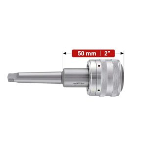 Tool holder MT2 QUICK-CHANGE without internal cooling for Weldon + Nitto/Universal 19mm (3/4')