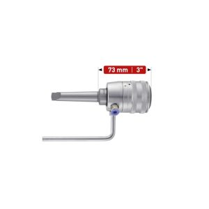 Tool holder MT2 QUICK-CHANGE with internal cooling for Weldon + Nitto/Universal 19mm (3/4')