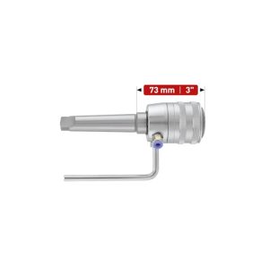 Tool holder MT3 QUICK-CHANGE with internal cooling for Weldon + Nitto/Universal 19mm (3/4')