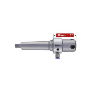 Tool holder MT4 with innercooling for Weldon + Nitto/Universal 19mm (3/4')